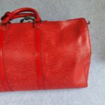 LV Vintage Keepall 55 Red Epi Leather with Gold Hardware #GLRUO-6 - Image 4