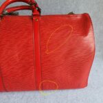 LV Vintage Keepall 55 Red Epi Leather with Gold Hardware #GLRUO-6 - Image 11