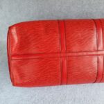 LV Vintage Keepall 55 Red Epi Leather with Gold Hardware #GLRUO-6 - Image 18