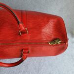 LV Vintage Keepall 55 Red Epi Leather with Gold Hardware #GLRUO-6 - Image 17
