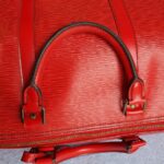LV Vintage Keepall 55 Red Epi Leather with Gold Hardware #GLRUO-6 - Image 26
