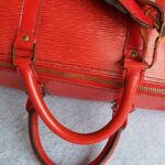 LV Vintage Keepall 55 Red Epi Leather with Gold Hardware #GLRUO-6 - Image 24