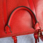 LV Vintage Keepall 55 Red Epi Leather with Gold Hardware #GLRUO-6 - Image 27