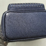 MCM Crossbody Bag/Small Backpack Blue Visetos Coated Canvas With Leather And Silver Hardware #GLRKS-6 - Image 11