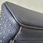 MCM Crossbody Bag/Small Backpack Blue Visetos Coated Canvas With Leather And Silver Hardware #GLRKS-6 - Image 14