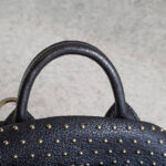 MCM Crossbody Bag/Small Backpack Blue Visetos Coated Canvas With Leather And Silver Hardware #GLRKS-6 - Image 19