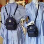 MCM Crossbody Bag/Small Backpack Blue Visetos Coated Canvas With Leather And Silver Hardware #GLRKS-6 - Image 31