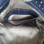 MCM Crossbody Bag/Small Backpack Blue Visetos Coated Canvas With Leather And Silver Hardware #GLRKS-6 - Image 25