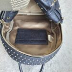 MCM Crossbody Bag/Small Backpack Blue Visetos Coated Canvas With Leather And Silver Hardware #GLRKS-6 - Image 29