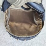 MCM Crossbody Bag/Small Backpack Blue Visetos Coated Canvas With Leather And Silver Hardware #GLRKS-6 - Image 30