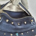 MCM Crossbody Bag/Small Backpack Blue Visetos Coated Canvas With Leather And Silver Hardware #GLRKS-6 - Image 24