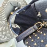 MCM Crossbody Bag/Small Backpack Blue Visetos Coated Canvas With Leather And Silver Hardware #GLRKS-6 - Image 22