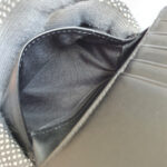 MCM Tri-fold Wallet Silver/Black Visetos Coated Canvas With Leather And Silver Hardware #GLRKS-10 - Image 14