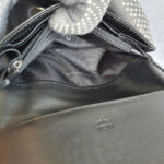 MCM Tri-fold Wallet Silver/Black Visetos Coated Canvas With Leather And Silver Hardware #GLRKS-10 - Image 17