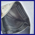 MCM Tri-fold Wallet Silver/Black Visetos Coated Canvas With Leather And Silver Hardware #GLRKS-10 - Image 20