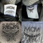 MCM Tri-fold Wallet Silver/Black Visetos Coated Canvas With Leather And Silver Hardware #GLRKS-10 - Image 13