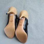 Valentino Garavani Peeptoe Size 38.5 2-Tone Leather Shoes #OKCT-43 - Image 10