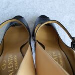 Valentino Garavani Peeptoe Size 38.5 2-Tone Leather Shoes #OKCT-43 - Image 8