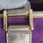 Anya Hindmarch Bag Purple Suede Leather with Leather Gold Hardware #GLRST-2 - Image 26