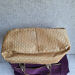 Anya Hindmarch Bag Purple Suede Leather with Leather Gold Hardware #GLRST-2 - Image 36