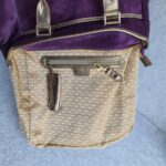 Anya Hindmarch Bag Purple Suede Leather with Leather Gold Hardware #GLRST-2 - Image 31