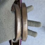 Anya Hindmarch Bag Purple Suede Leather with Leather Gold Hardware #GLRST-2 - Image 23