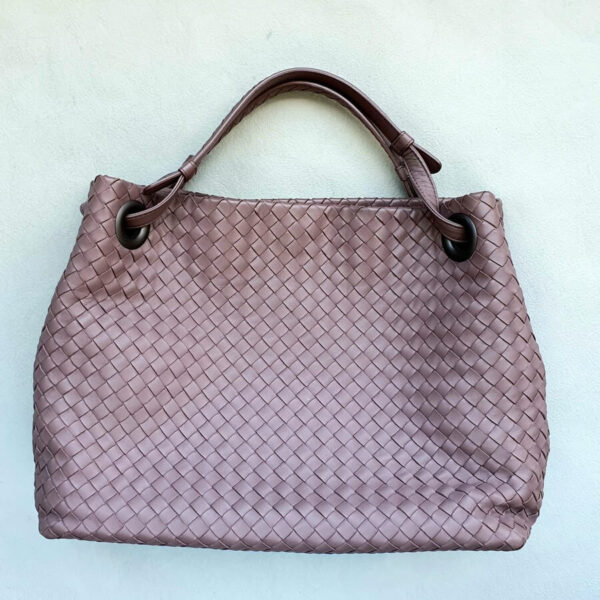 Bottega Veneta Hobo Mauve Purple Nappa Leather with Brunito Finish Hardware #OSEK-1