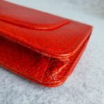 Chanel Wallet On Chain WOC Red Printed Snake Skin with Silver Hardware #OYKU-1 - Image 16