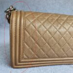 Chanel Boy Medium 25cm Brown Calf Leather with Ruthenium Hardware #GLRYR-1 - Image 5