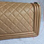 Chanel Boy Medium 25cm Brown Calf Leather with Ruthenium Hardware #GLRYR-1 - Image 6