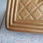 Chanel Boy Medium 25cm Brown Calf Leather with Ruthenium Hardware #GLRYR-1 - Image 18