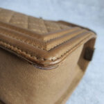 Chanel Boy Medium 25cm Brown Calf Leather with Ruthenium Hardware #GLRYR-1 - Image 13