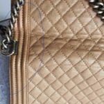 Chanel Boy Medium 25cm Brown Calf Leather with Ruthenium Hardware #GLRYR-1 - Image 24