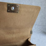 Chanel Boy Medium 25cm Brown Calf Leather with Ruthenium Hardware #GLRYR-1 - Image 27