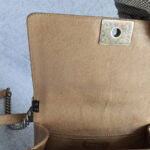 Chanel Boy Medium 25cm Brown Calf Leather with Ruthenium Hardware #GLRYR-1 - Image 26