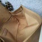 Chanel Boy Medium 25cm Brown Calf Leather with Ruthenium Hardware #GLRYR-1 - Image 30