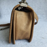 Chanel Boy Medium 25cm Brown Calf Leather with Ruthenium Hardware #GLRYR-1 - Image 8