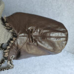 Chanel Hobo Brown Lambskin With Tweed And Silver Hardware Bag #YRCY-2 - Image 8