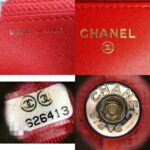 Chanel Wallet On Chain WOC Red Printed Snake Skin with Silver Hardware #OYKU-1 - Image 21