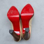 Christian Louboutin Pump Size39 Cream Canvas Shoes #OYUT-1 - Image 10