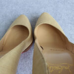 Christian Louboutin Pump Size39 Cream Canvas Shoes #OYUT-1 - Image 6