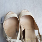 Christian Louboutin Wedges Size 35.5 Beige Leather Shoes #SKSO-36 - Image 3