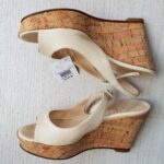 Christian Louboutin Wedges Size 35.5 Beige Leather Shoes #SKSO-36 - Image 5