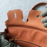 Hermes Birkin 30cm Rose Tea Clemence Leather with Gold Plated Hardware #OYSL-1 - Image 25