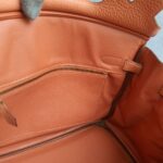 Hermes Birkin 30cm Rose Tea Clemence Leather with Gold Plated Hardware #OYSL-1 - Image 35