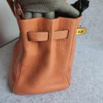 Hermes Birkin 30cm Rose Tea Clemence Leather with Gold Plated Hardware #OYSL-1 - Image 8