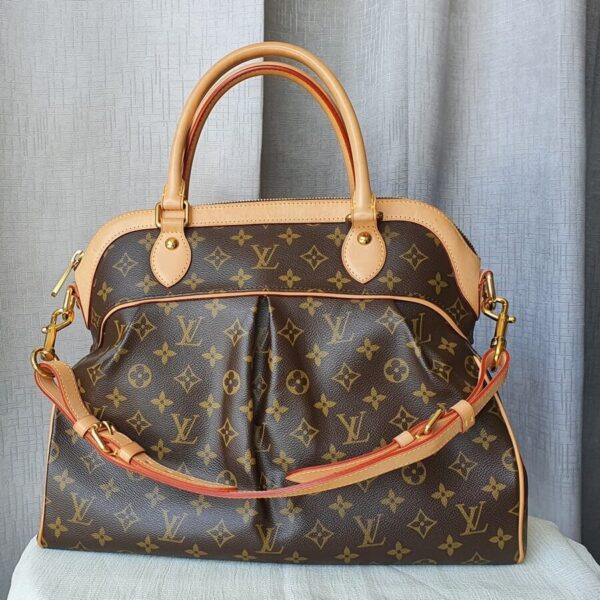LV Trevi GM M50228 Brown Monogram Canvas with Leather and Gold Hardware #OYYL-2