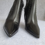 Burberry Ankle Boots Size 38 Black Leather Shoes #OYKE-4 - Image 3