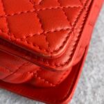 Chanel Boy Large 28cm Red Calf Leather with Ruthenium Hardware #GLRTC-2 - Image 18