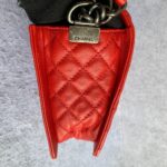 Chanel Boy Large 28cm Red Calf Leather with Ruthenium Hardware #GLRTC-2 - Image 10